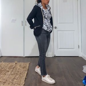 H&M zipper pocket detail blazer